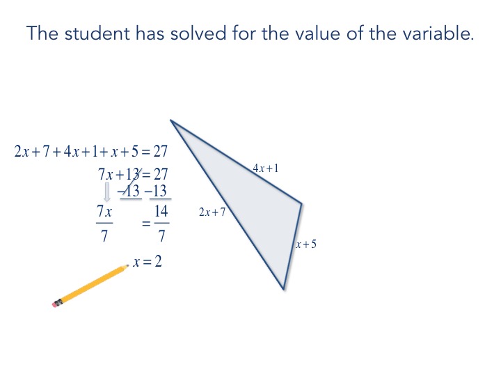 problem solving perimeter of a triangle